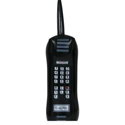 TÉLÉPHONE PORTABLE VINTAGE GONFLABLE 60CM NOIR