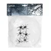 TOILE ARAIGNÉE 6 ARAIGNÉES 100GR BLANC