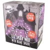 TOILE ARAIGNÉE LED ARACHNIDE GÉANTE 5M VIOLET