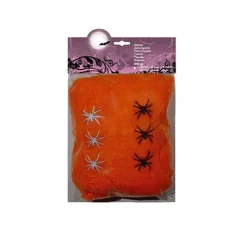 TOILE ARAIGNÉE ORANGE 6 ARAIGNÉES 100GR