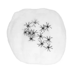 TOILE LUXE AVEC 25 ARAIGNÉES 500G BLANC