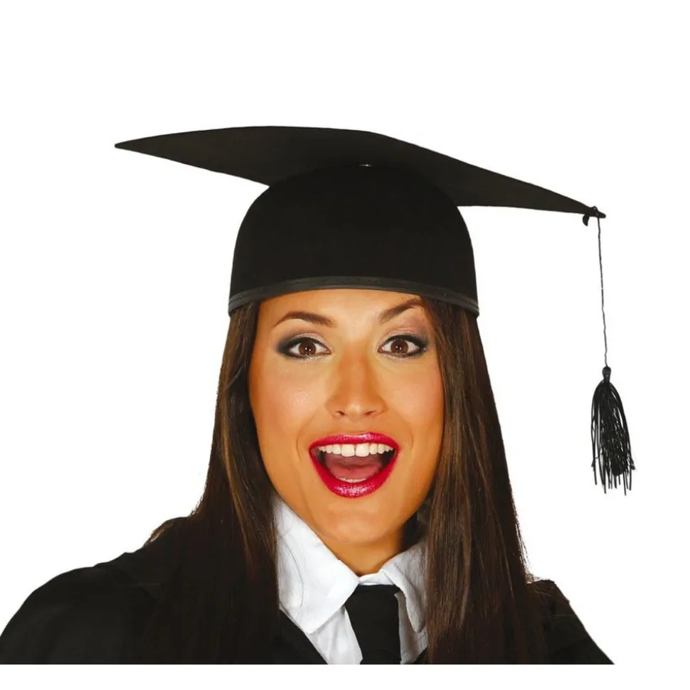 TOQUE NOIRE UNIVERSITÉ REMISE DIPLÔME ADULTE