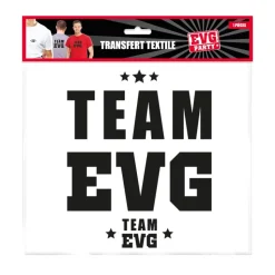 TRANSFERT TEXTILE ÉQUIPE MARIÉ EVG 20CM NOIR