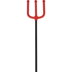 TRIDENT DIABLOTIN PLASTIQUE 59CM FOURCHE ROUGE