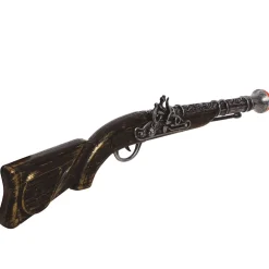 TROMBLON MOUSQUETON PVC JOUET PIRATE 50CM ARGENT