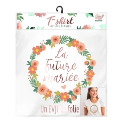 T-SHIRT COTON CINTRÉ EVJF FUTURE MARIÉE FEMME