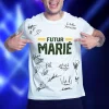 T-SHIRT À DÉDICACER COTON C'EST MON EVG ADULTE