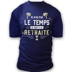 T-SHIRT À DÉDICACER RETRAITE HOMME XL
