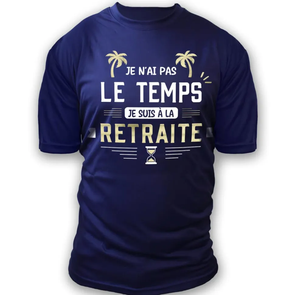 T-SHIRT À DÉDICACER RETRAITE HOMME XL