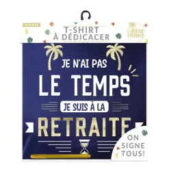 T-SHIRT À DÉDICACER RETRAITE HOMME XL