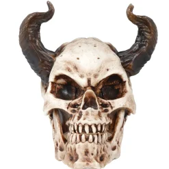 TÊTE MORT CORNES 20CM