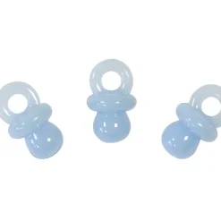 10 TÉTINES OPAQUE BLEUES