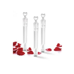 24 TUBES BULLES DE SAVON COEUR BLANC