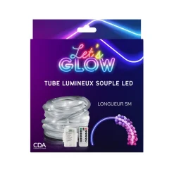 TUBE SOUPLE LUMINEUX LED 5M BLANC