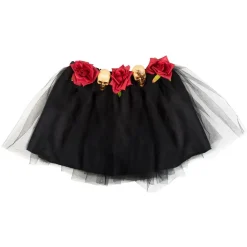 TUTU NOIR TÊTE DE MORT ADULTE