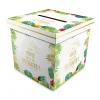 URNE CARTON CAGNOTTE RETRAITE TROPICAL 20CM