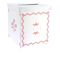 URNE CARTON CÉLÉBRATIONS TUTTI FRUTTI 21X25X21CM