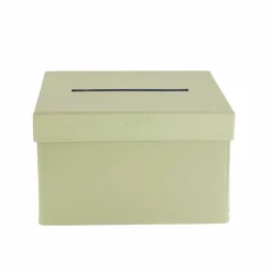 URNE CARTON CÉLÉBRATIONS 19.5X12CM VERT-DE-GRIS