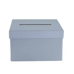 URNE CARTON CÉLÉBRATIONS 19.5X12X19.5CM BLEU ORAGE