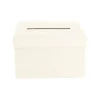 URNE CARTON CÉLÉBRATIONS 19.5X12X19.5CM CRÈME