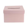 URNE CARTON CÉLÉBRATIONS 19.5X12X19.5CM ROSE