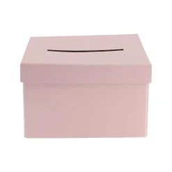 URNE CARTON CÉLÉBRATIONS 19.5X12X19.5CM ROSE