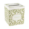 URNE CARTON MERCI JARDIN BOTANIC 21X25CM PISTACHE