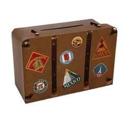 URNE TIRELIRE VOYAGE 24 X 16 CM