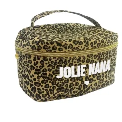 VANITY JOLIE NANA LÉOPARD PEAU ANIMAL 25X14X14CM