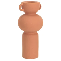 VASE ANSE CERAMIQUE DÉCO ARTY 25.5CM TERRACOTTA