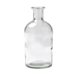 VASE BOUTEILLE À LA MER 13.5CM TRANSPARENT