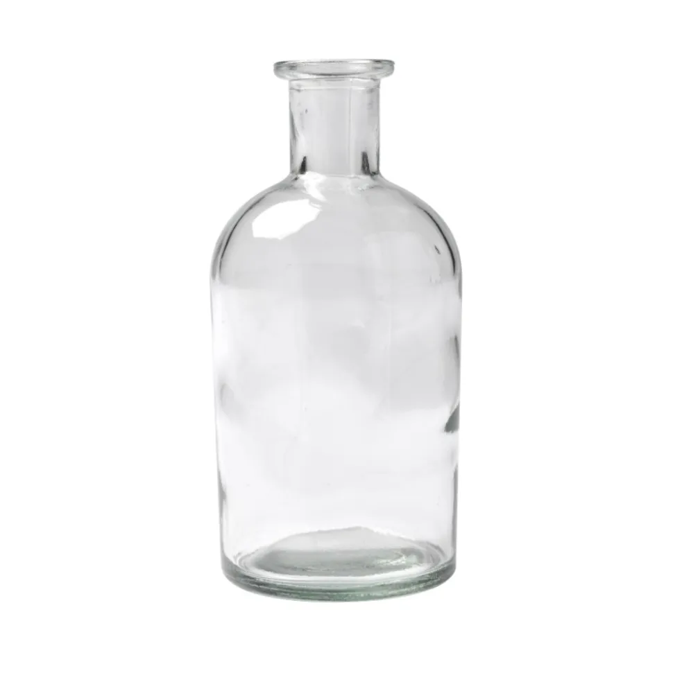 VASE BOUTEILLE À LA MER 13.5CM TRANSPARENT