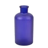 VASE BOUTEILLE VERRE 8.3X16CM 500ML BLEU ROI