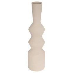 VASE CÉRAMIQUE TOTEM EZIA 60CM CRÈME
