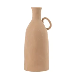 VASE GRÈS BELLA 25X10CM CAMEL