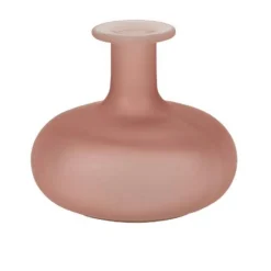 VASE VERRE DÉPOLI EMY 12X10CM 470ML ROSE