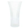 VASE VERRE FAÇONNÉ IRIS 23CM 1.1L TRANSPARENT