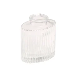 VASE VERRE HÉLIOS 7X4.5X8CM TRANSPARENT
