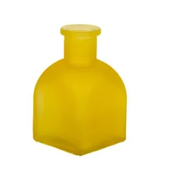 VASE VERRE LILOU 6X11X6CM 190ML JAUNE