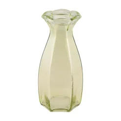 VASE VERRE NYMPHEA 20CM VERT