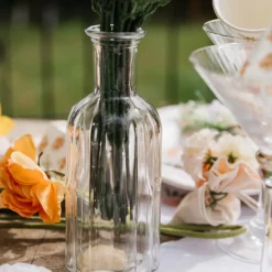 VASE VERRE 19X7.5CM TRANSPARENT