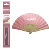 ÉVENTAIL PAILLETTES PARFAITE 42CM ROSE