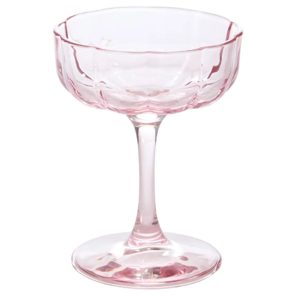 VERRE COCKTAIL COUPE GLACE 15CL ROSE
