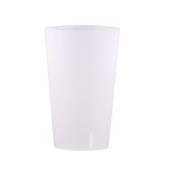 VERRE GOBELET PLASTIQUE INCASSABLE 33CL TRANSLUCIDE