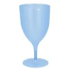 VERRE À PIED RÉUTILISABLE OPAQUE 350ML BLEU