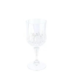 VERRE À PIED RÉUTILISABLE VINTAGE 22CL TRANSPARENT