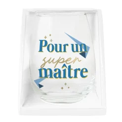 VERRE ROND TRANSPARENT POUR UN SUPER MAÎTRE