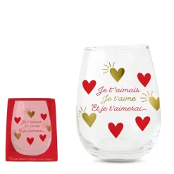 VERRE ROND TRANSPARENT ROMANTIQUE CUR