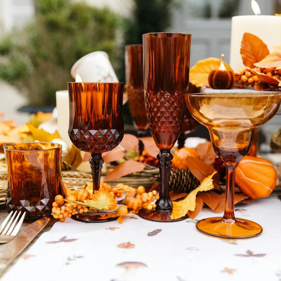 VERRE RÉUTILISABLE VINTAGE 26CL AMBRE