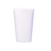 6 VERRES GOBELET PLASTIQUE INCASSABLE 33CL BLANC